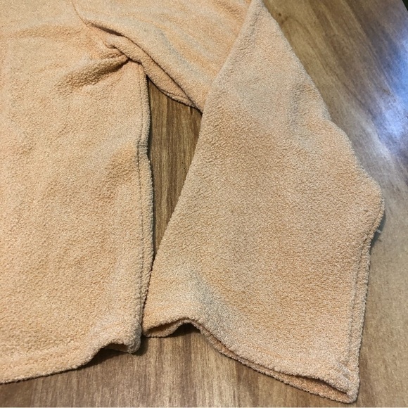 Lane Bryant Designs & Co Sandy Tan Acetate Blazer Jacket Button Size 14 - Picture 2 of 10